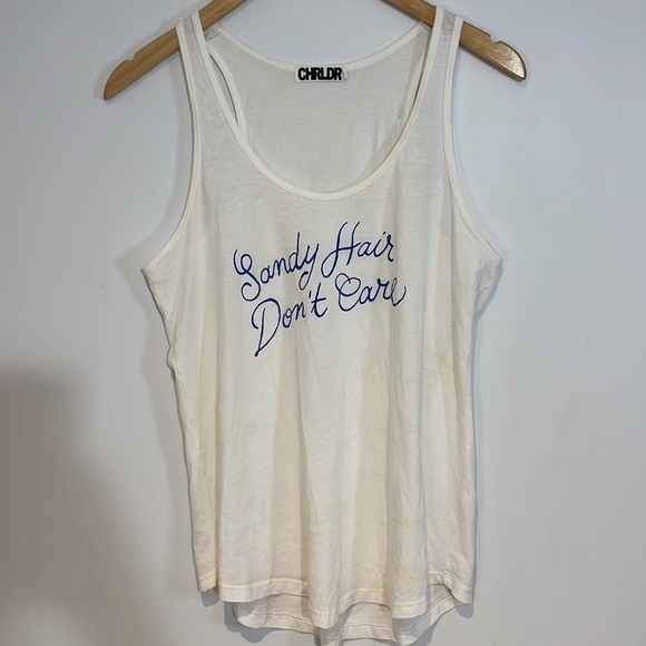 CHRLDR “ sandy hair don’t care” tank top size small - Picture 7 of 7